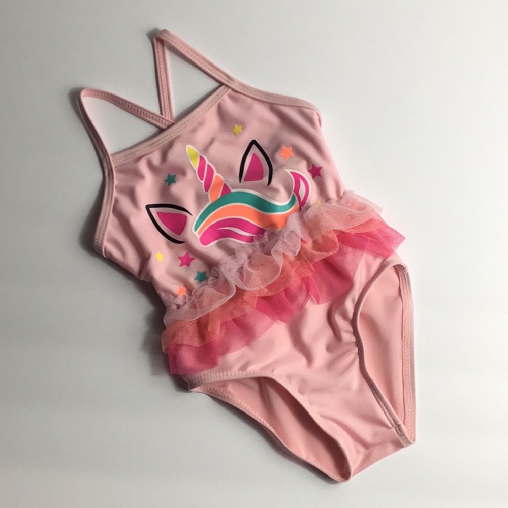 Real Love Pink Unicorn Tutu One piece Swimsuit
